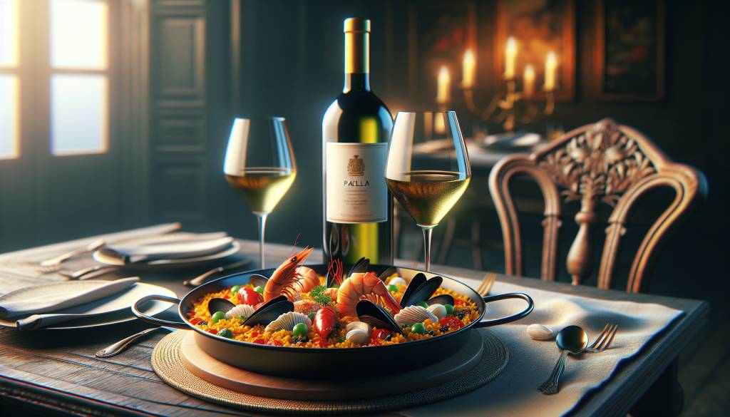 choisir le vin idéal à servir avec une paella