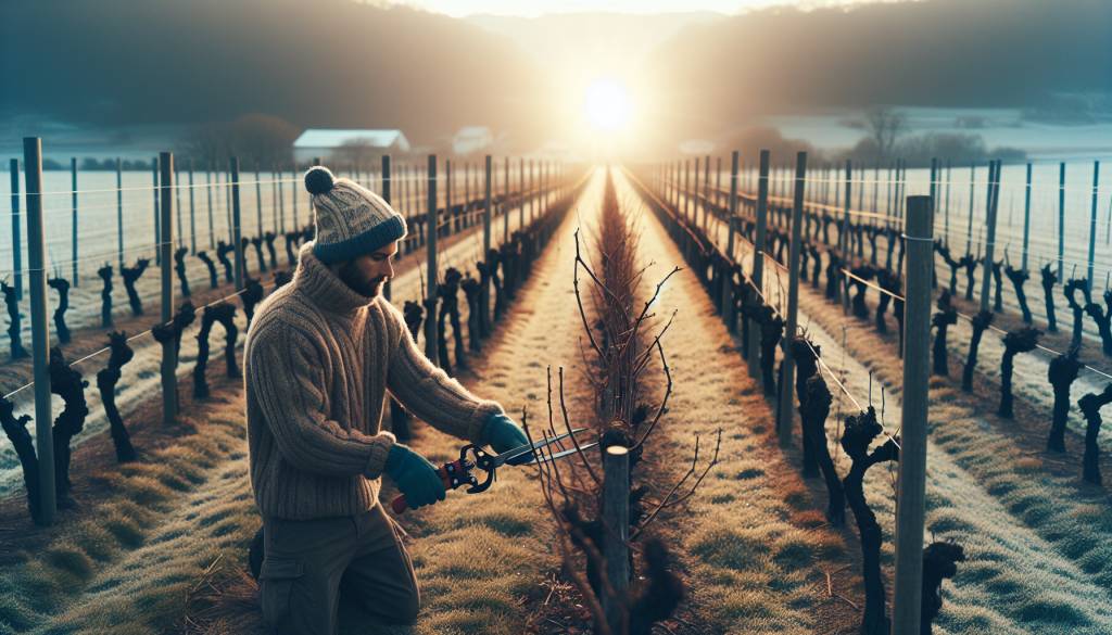 comment tailler la vigne en hiver pour une meilleure récolte