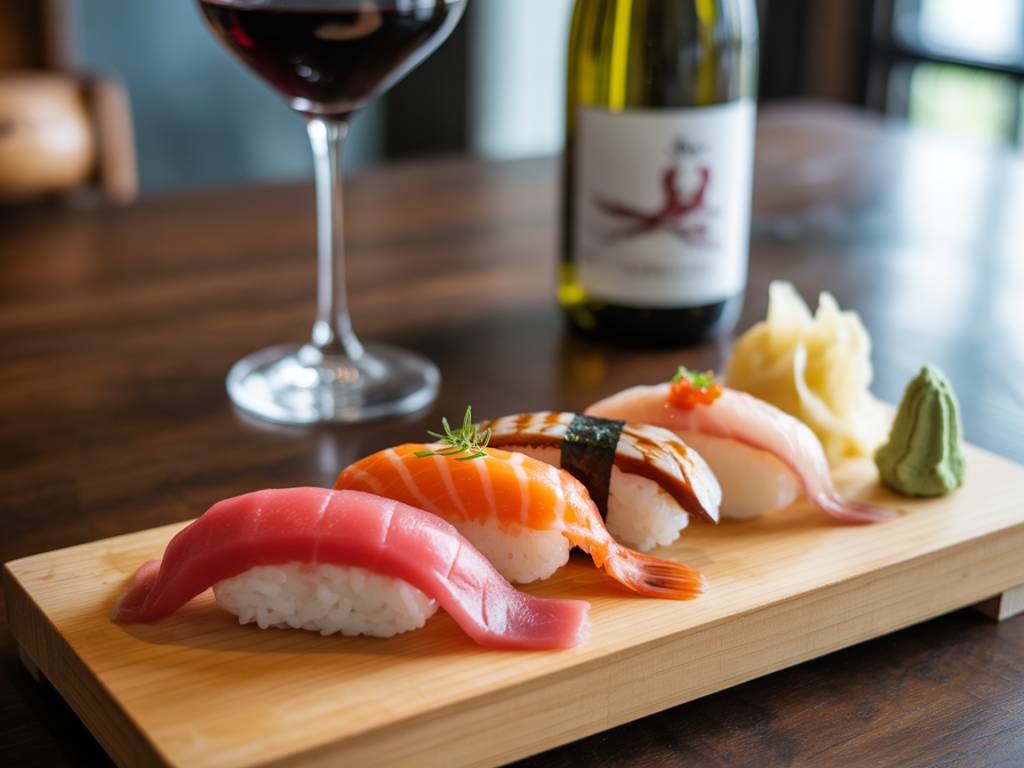 Comment choisir un vin pour accompagner les sushis et la cuisine japonaise moderne